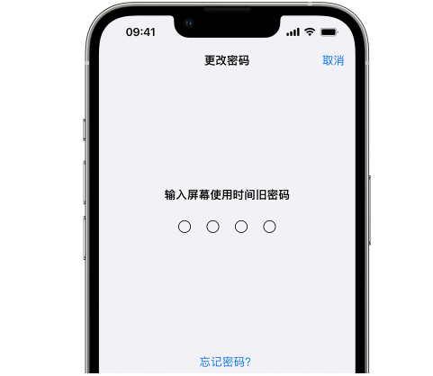 防城iPhone屏幕维修分享iPhone屏幕使用时间密码忘记了怎么办 