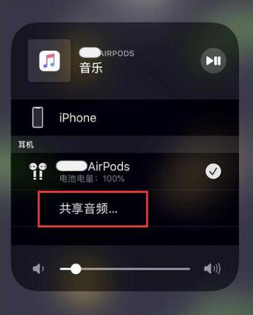 防城苹果14音频维修点分享iPhone14音频共享设置方法 