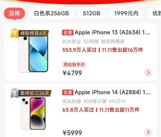 防城苹果14维修分享iPhone14配置不如同价位的安卓还能大卖 
