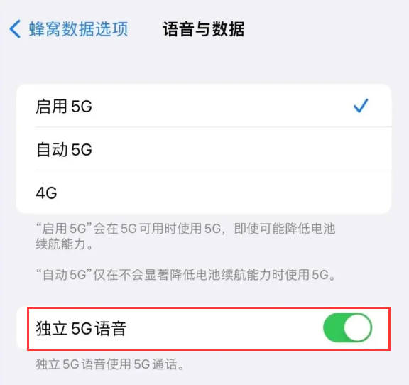 防城苹果14维修分享iPhone 14 Pro如何开启VoNR 