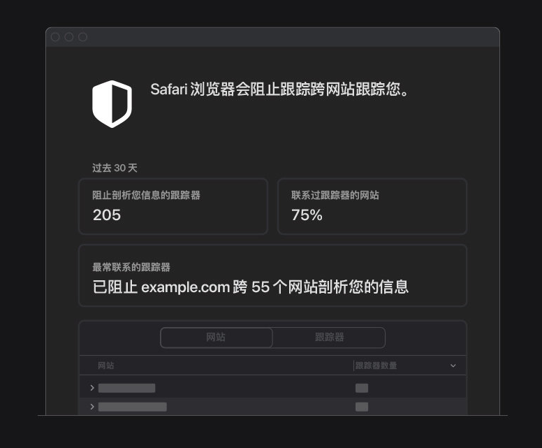 防城苹果手机维修分享如何在 Safari 浏览器中查看和打开隐私报告 